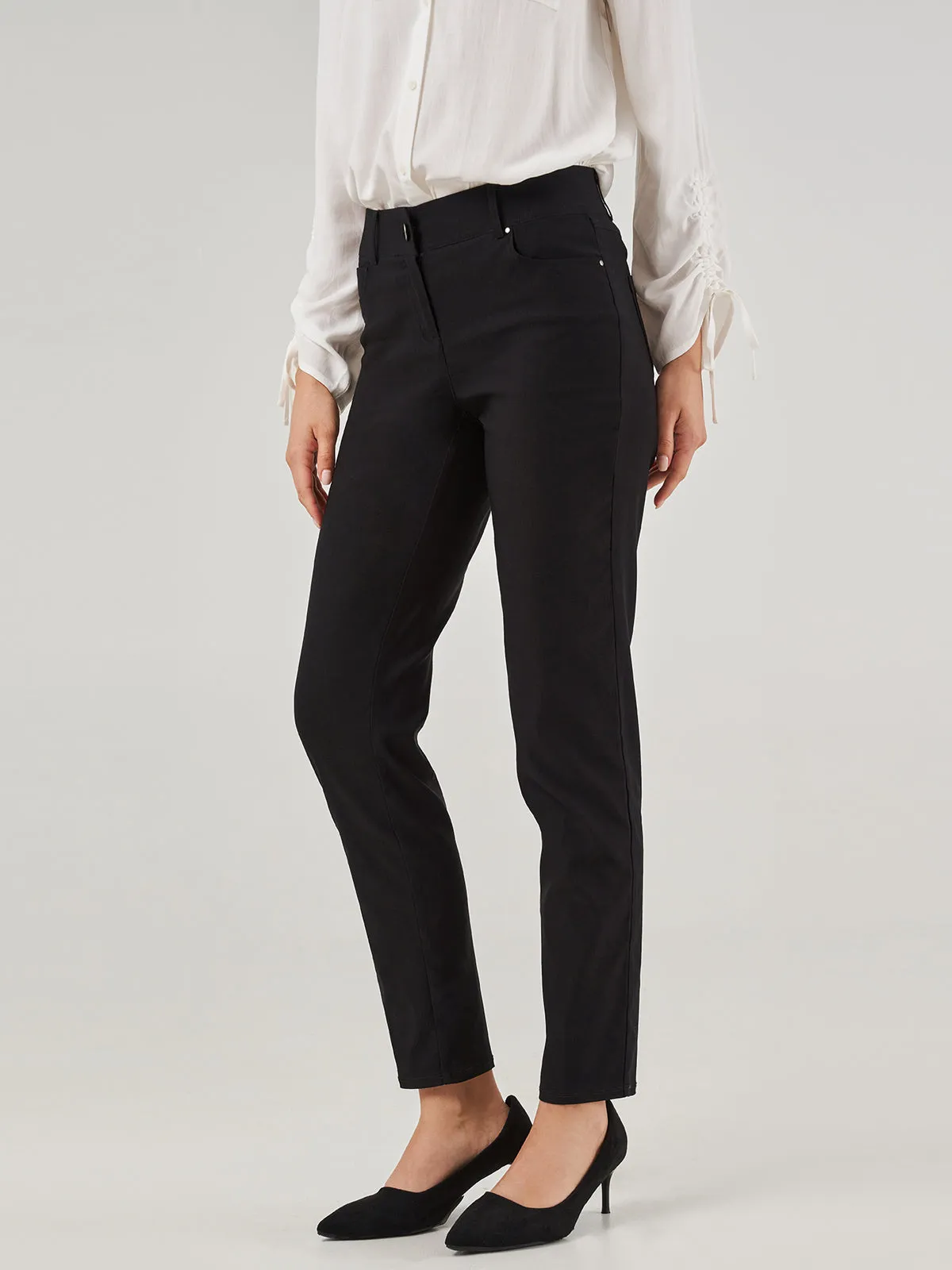 Millennium Five Pocket Stretch Straight Leg Pants sold by 89th & Madison product image thumbnail 5