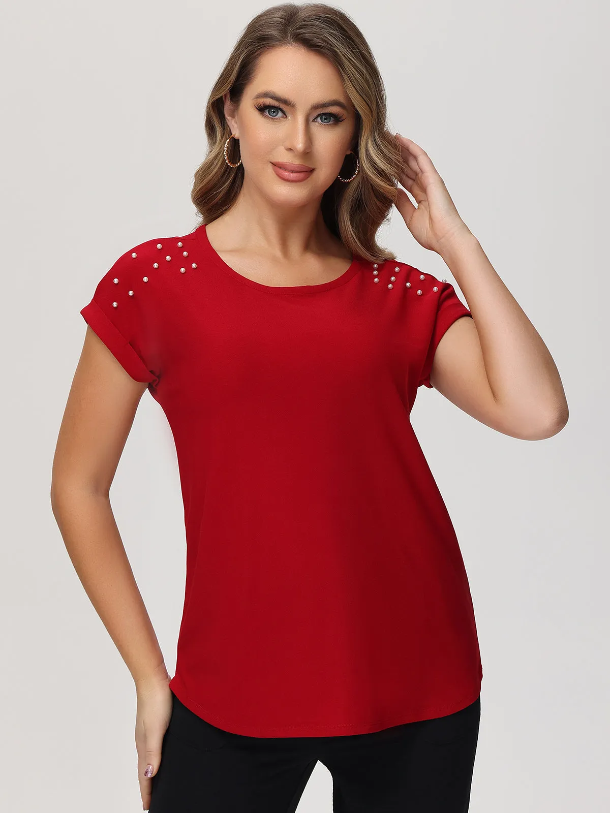 Pearl Dolman Sleeve Cool Top sold by 89th & Madison