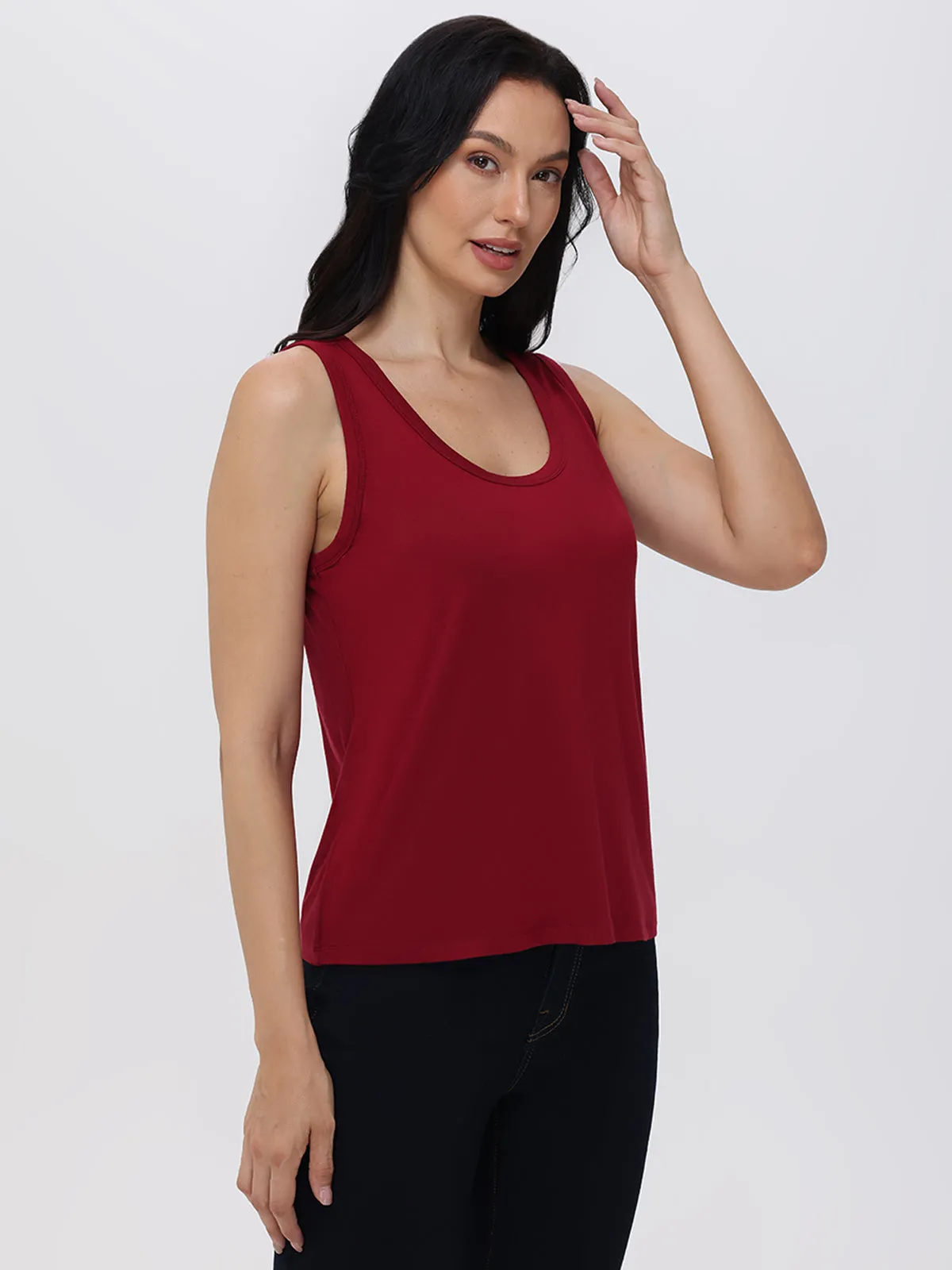 Scoop Neck Tank Top sold by 89th & Madison product image thumbnail 3