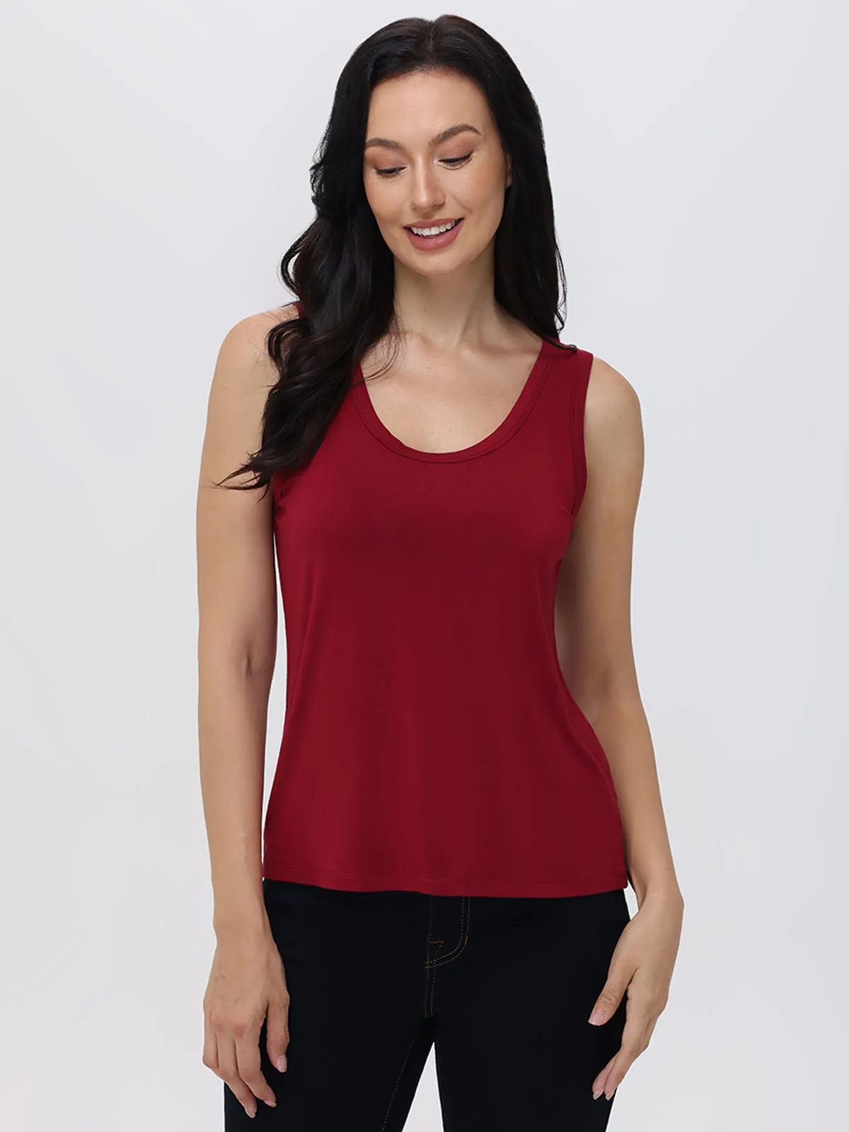 Scoop Neck Tank Top sold by 89th & Madison