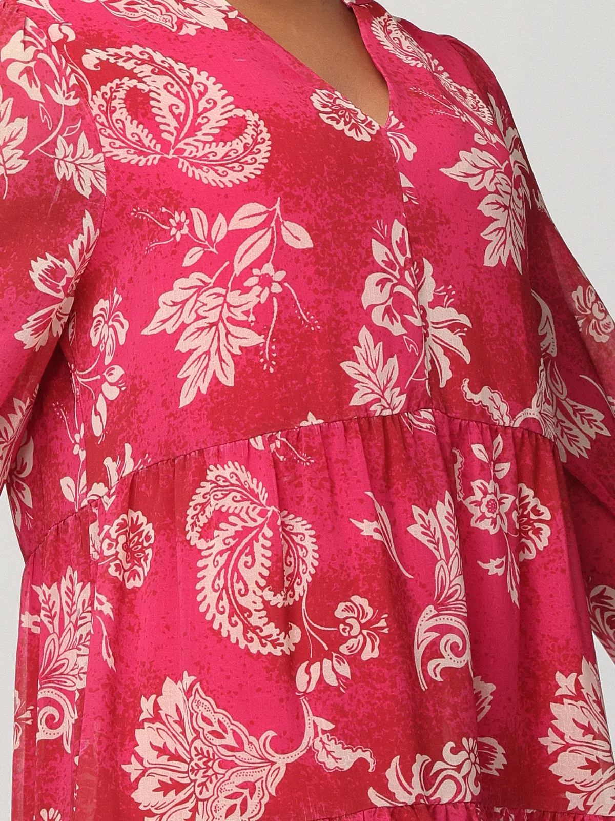 Floral Tiered Mini Dress sold by 89th & Madison product image thumbnail 5