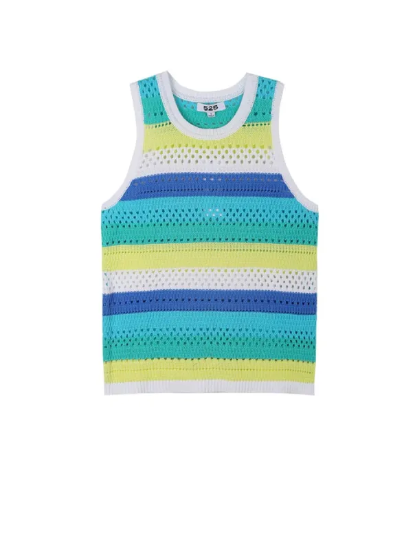 Crochet Scoop Neck Tank sold by 89th & Madison