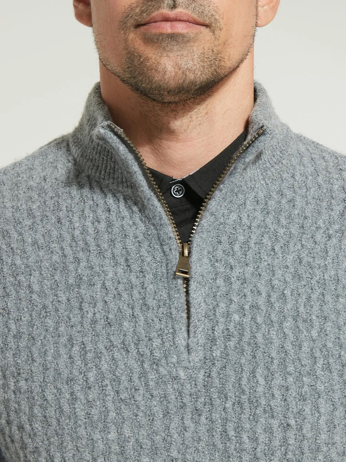 Quarter Zip Sweater sold by 89th & Madison product image thumbnail 3