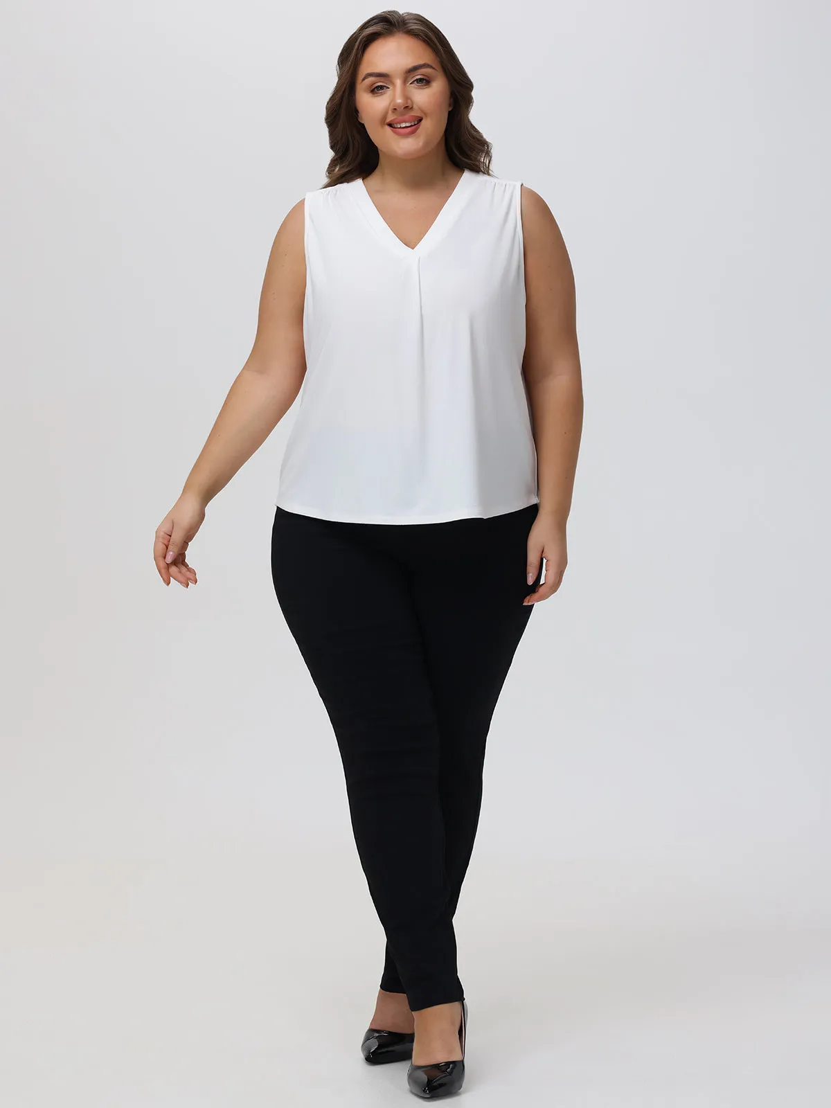 Plus Millennium Pull-On Little Black Pants sold by 89th & Madison