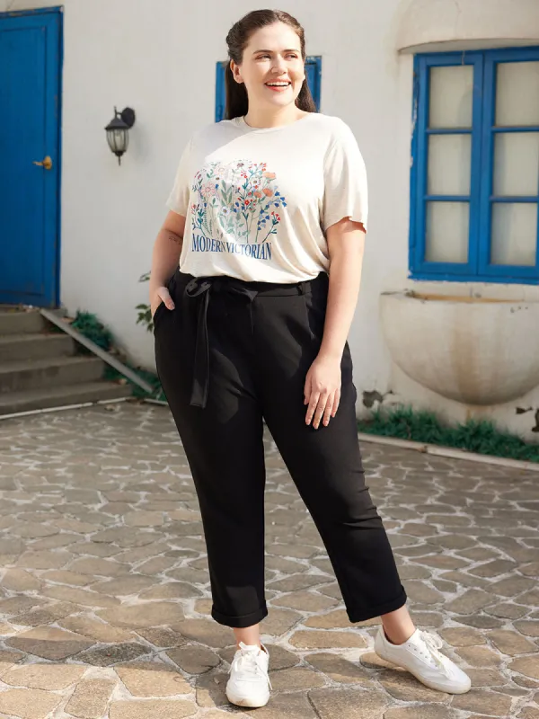 Plus Pull-On Tie Waist Pants sold by 89th & Madison