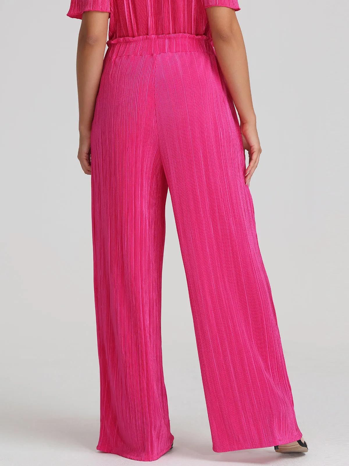 Plisse Wide Leg Pants sold by 89th & Madison product image thumbnail 4