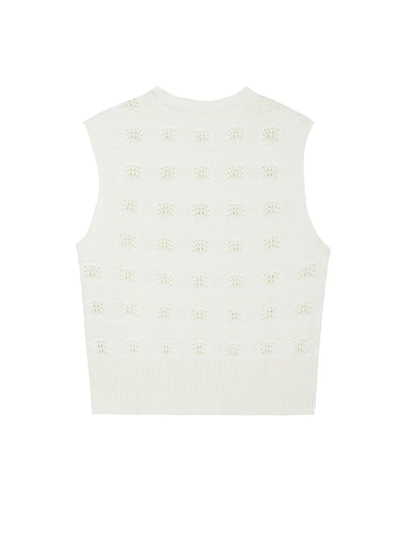 Crochet Stitch Vest sold by 89th & Madison product image thumbnail 2