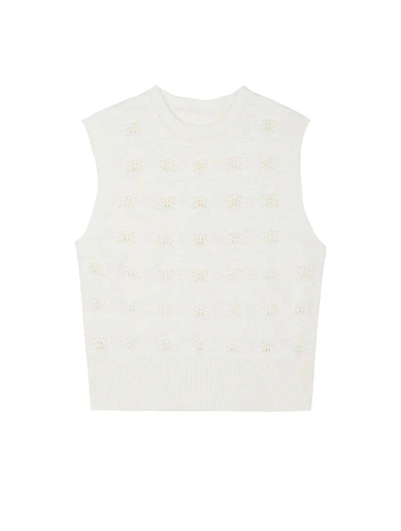 Crochet Stitch Vest sold by 89th & Madison