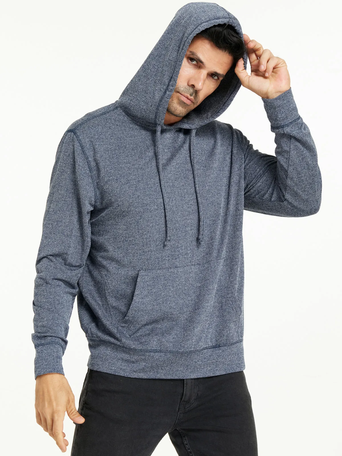 Herringbone Hoodie sold by 89th & Madison product image thumbnail 5