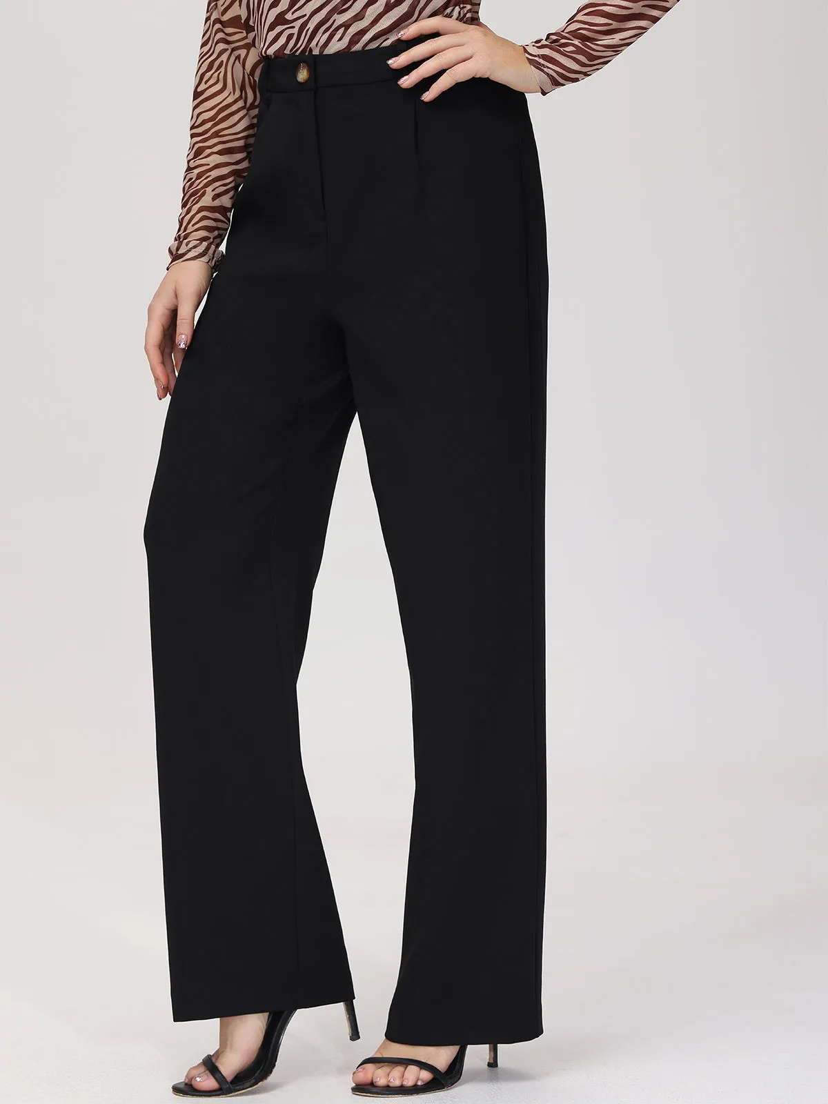 High-Rise Straight Leg Pants sold by 89th & Madison product image thumbnail 4