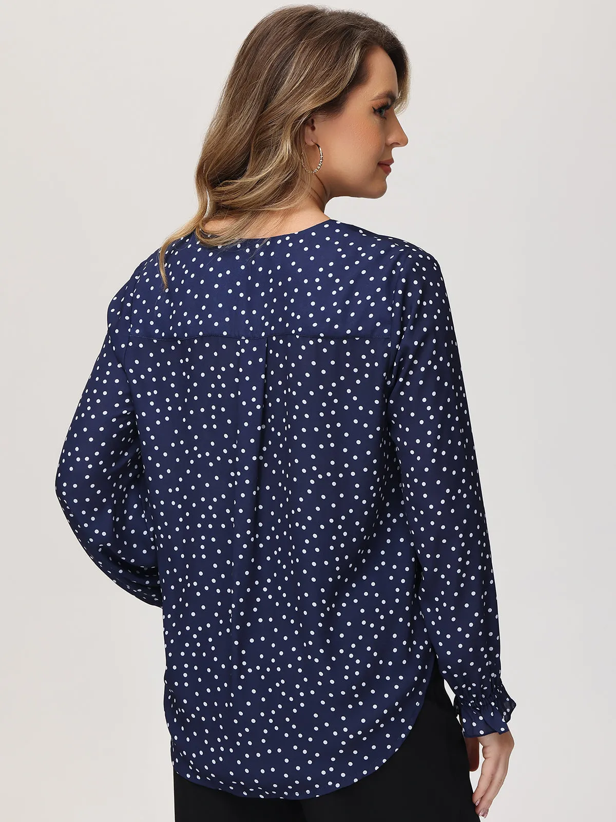 Polka Dots Wrap Top sold by 89th & Madison product image thumbnail 5