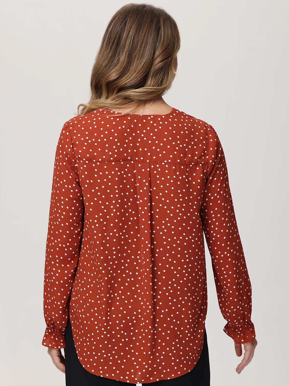 Polka Dots Wrap Top sold by 89th & Madison product image thumbnail 3
