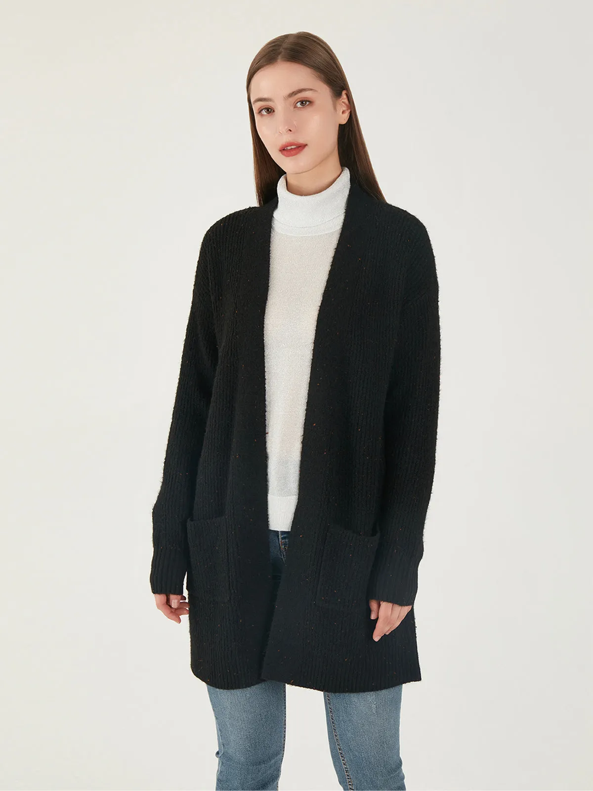 Fleck Rib Cardigan sold by 89th & Madison product image thumbnail 5