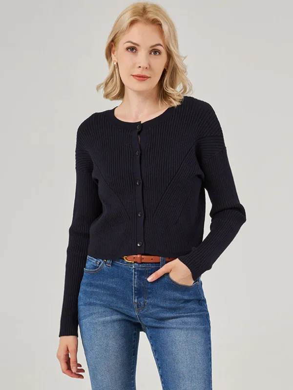 Crewneck Raglan Cardigan sold by 89th & Madison