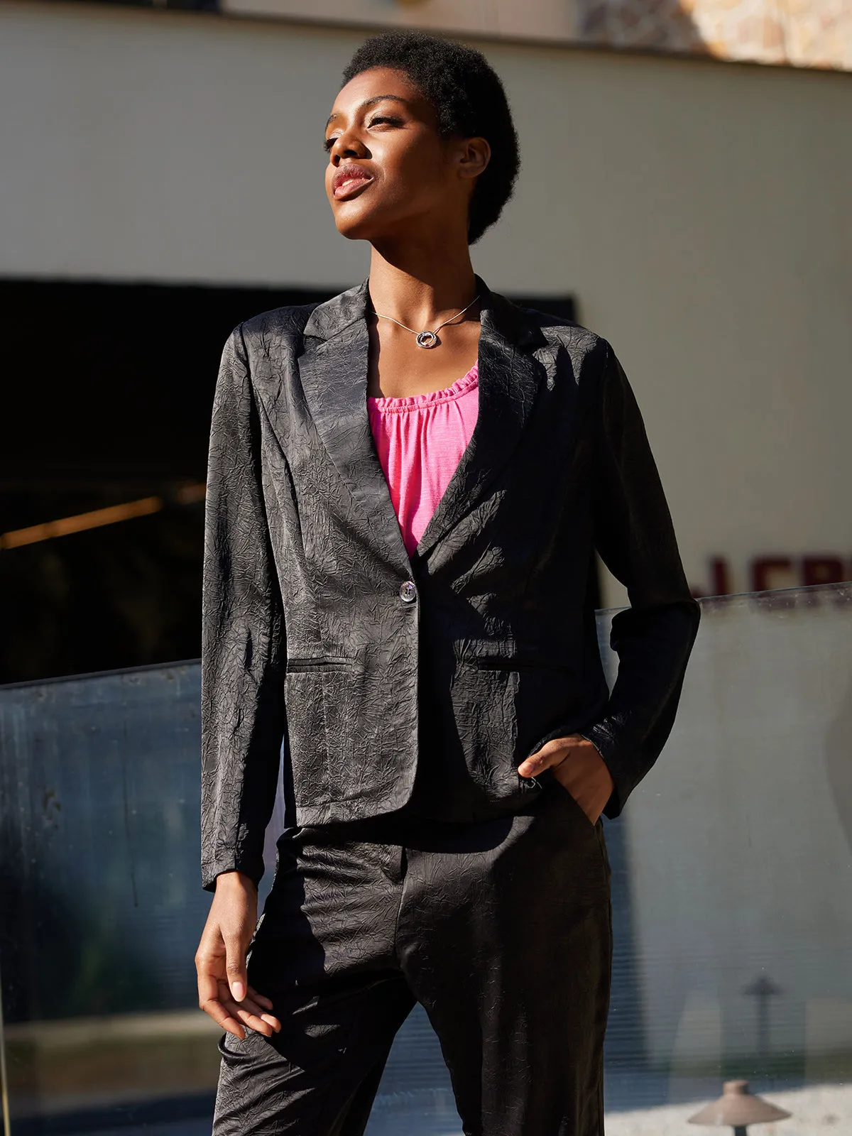 One Button Blazer sold by 89th & Madison
