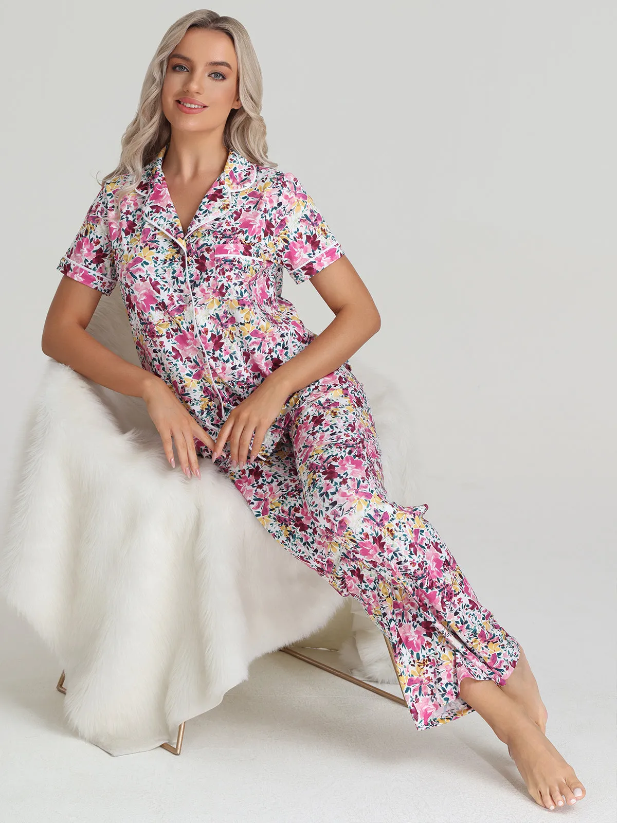 Floral Pajamas Set sold by 89th & Madison product image thumbnail 4