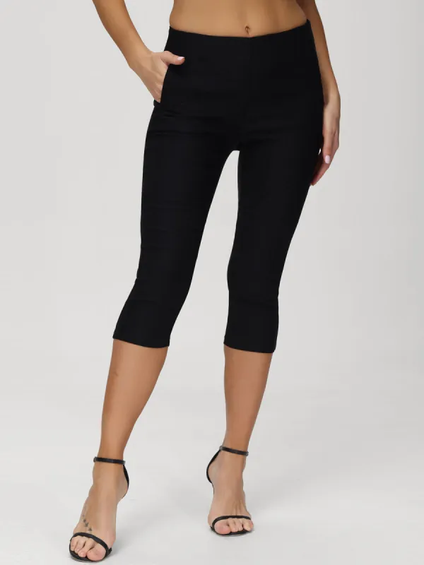 Luxe Stretch Capri Millennium Pants sold by 89th & Madison