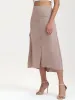 Button Front Maxi Skirt sold by 89th & Madison