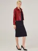 Faux Leather Shacket sold by 89th & Madison