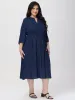Plus 3/4 Sleeve Popover Dress sold by 89th & Madison