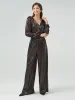 Metallic Wide Leg Jumpsuit sold by 89th & Madison