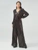 Metallic Wide Leg Jumpsuit sold by 89th & Madison
