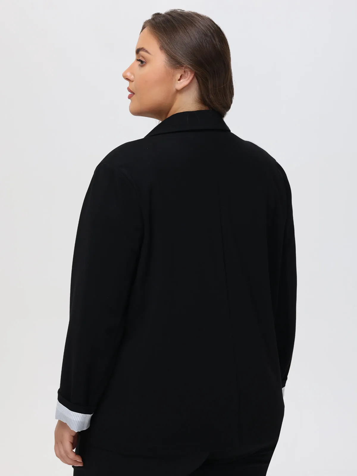 Plus One Button Blazer sold by 89th & Madison product image thumbnail 2