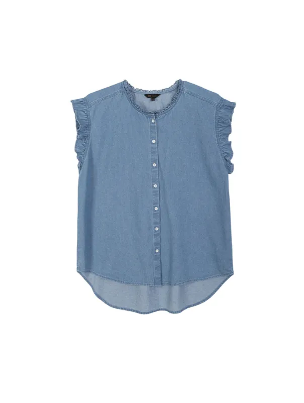 Frye Flutter Sleeve Blouse sold by 89th & Madison