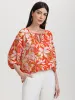 Floral Tie Neck Blouse sold by 89th & Madison