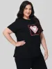 Plus Heart Graphic Tee sold by 89th & Madison