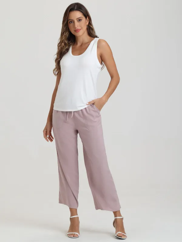 Drawstring Wide Leg Pants sold by 89th & Madison