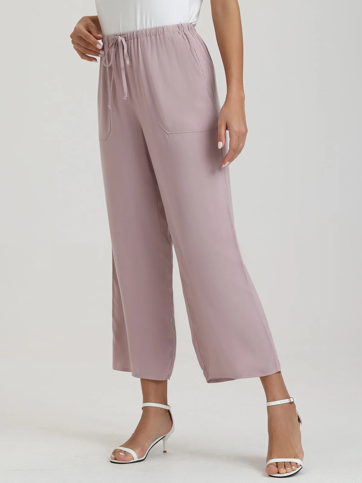 Drawstring Wide Leg Pants sold by 89th & Madison product image thumbnail 4