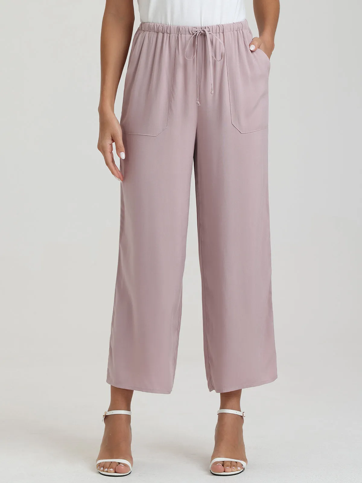 Drawstring Wide Leg Pants sold by 89th & Madison product image thumbnail 2