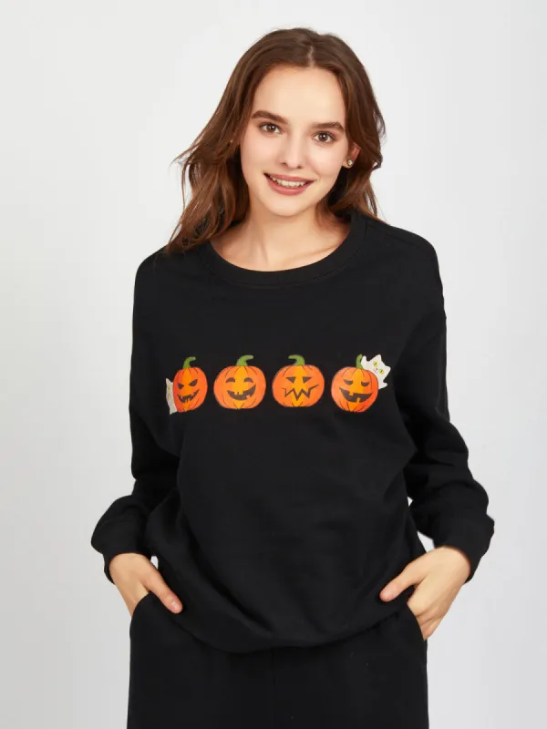 Spooky Pumpkins Graphic Sweatshirt sold by 89th & Madison