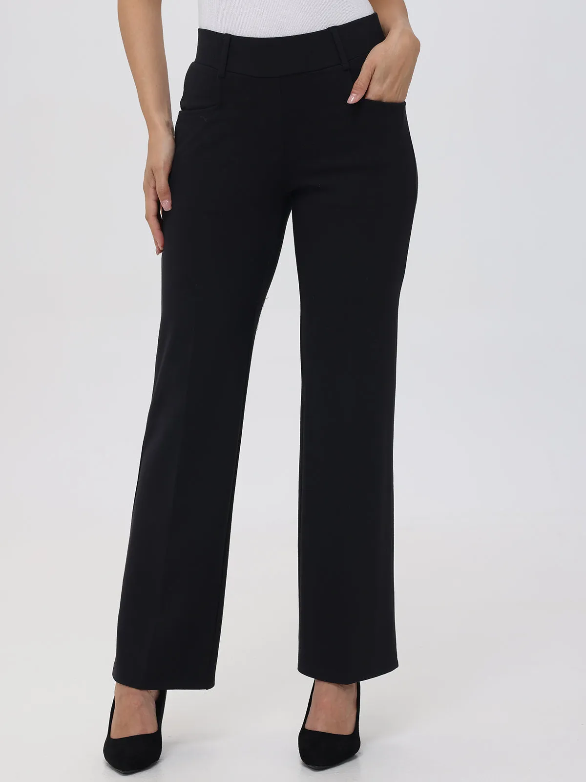 Petite Pleated Pull-On Little Black Pants sold by 89th & Madison product image thumbnail 2