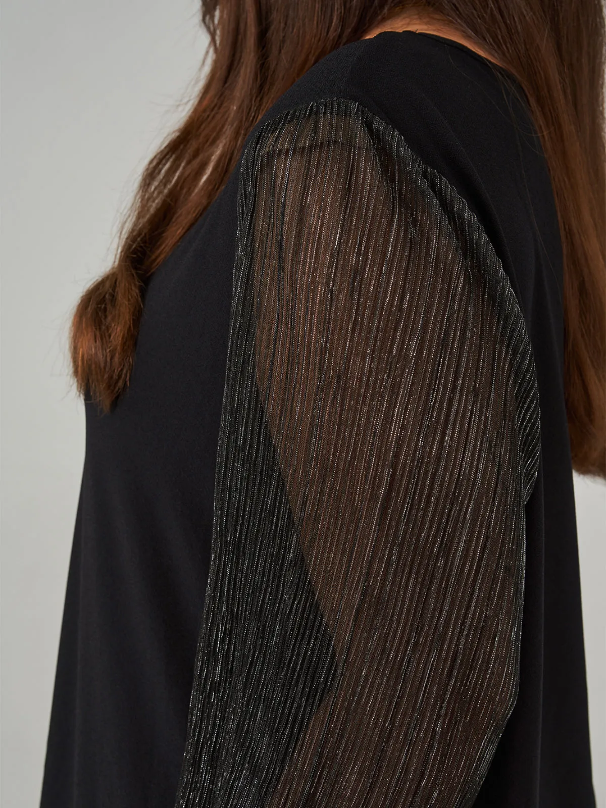 Plus Sweetheart Neck Ruched Cool Top sold by 89th & Madison product image thumbnail 3