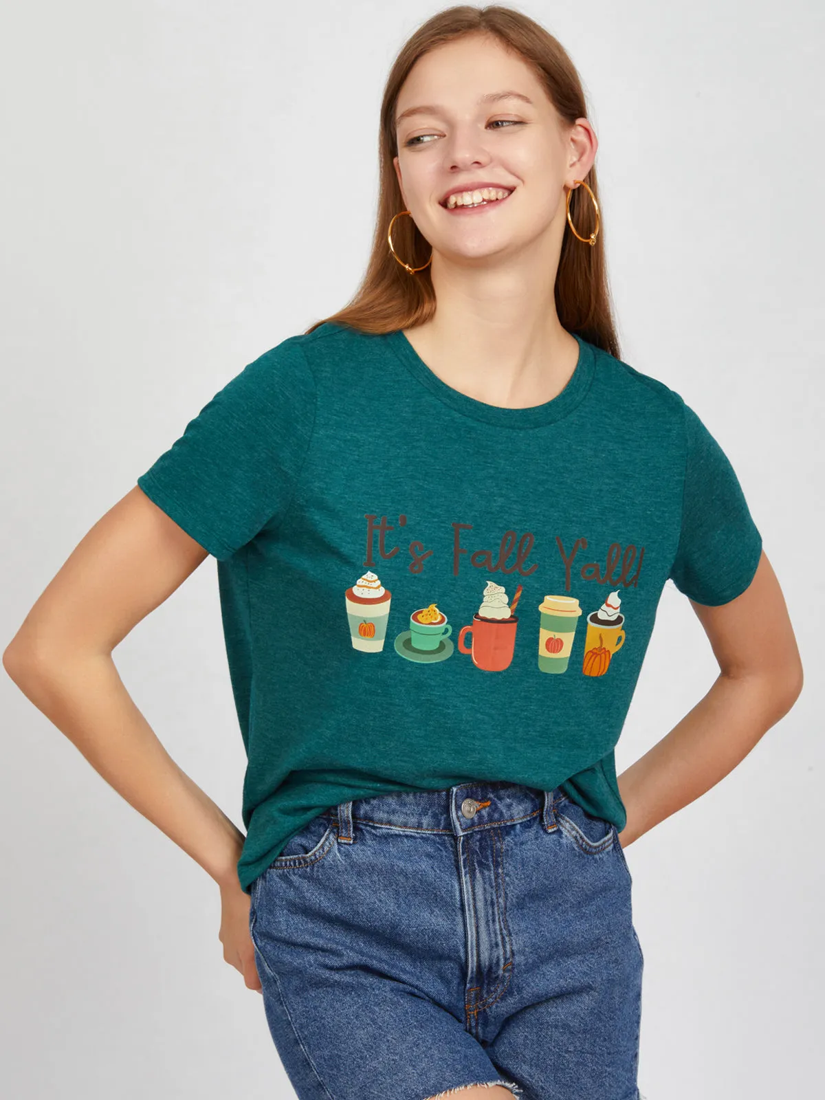 It's Fall Yall Graphic Tee sold by 89th & Madison