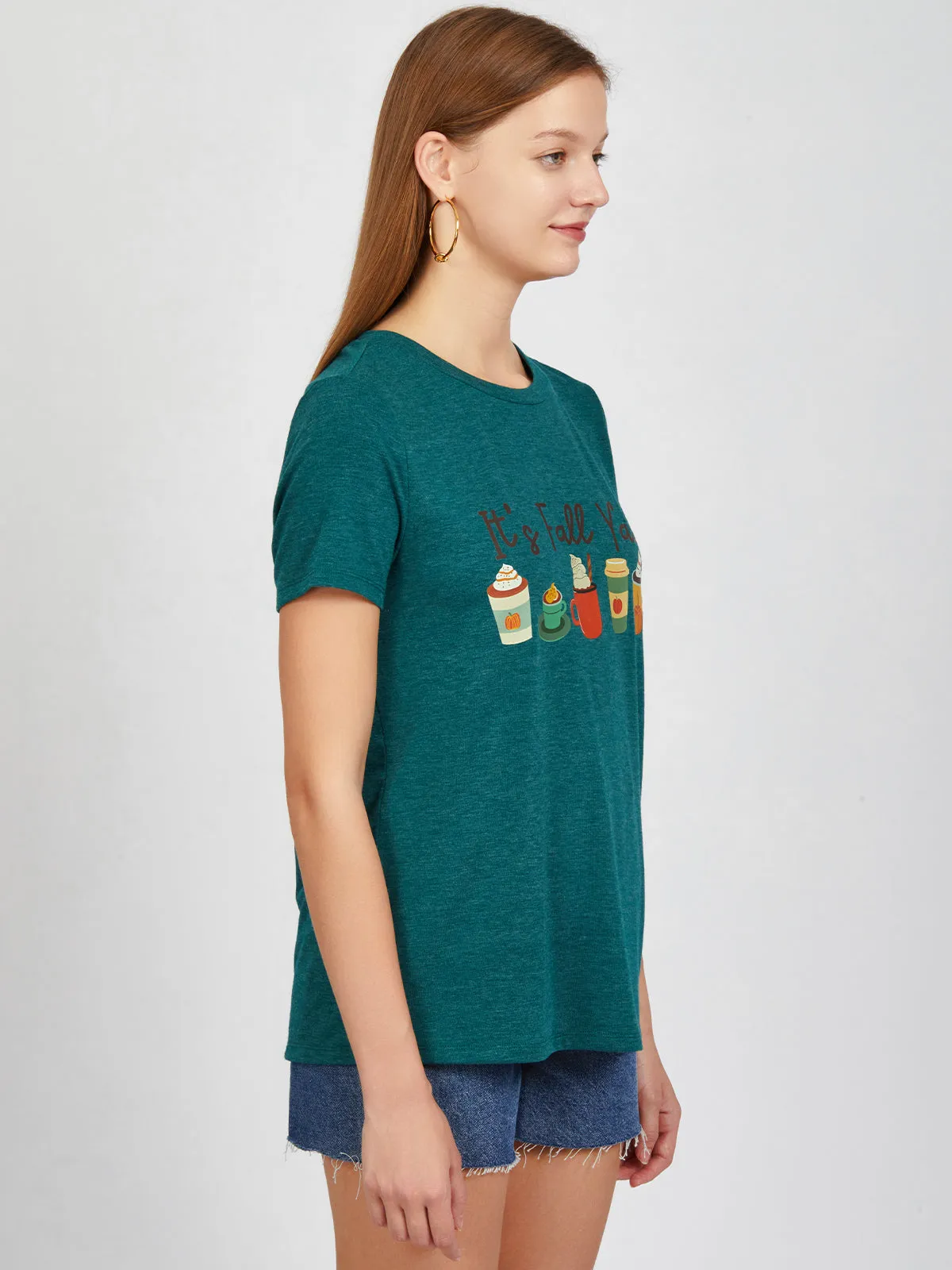 It's Fall Yall Graphic Tee sold by 89th & Madison product image thumbnail 4