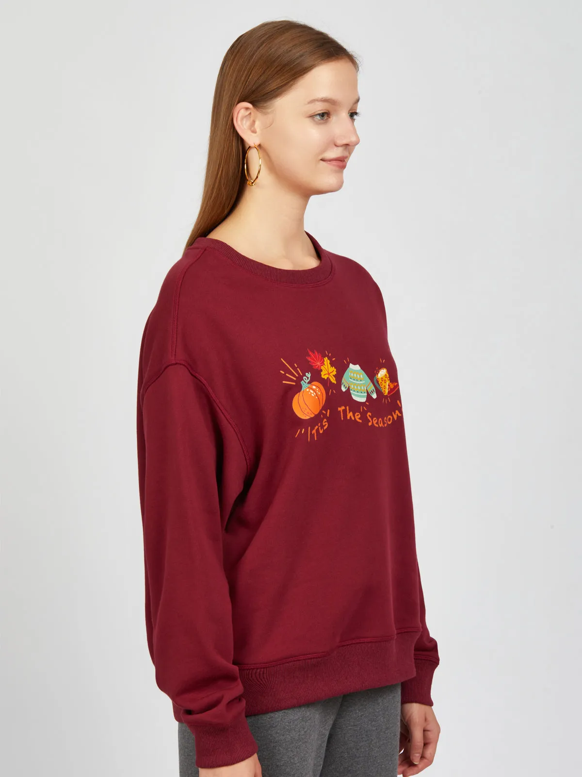 Tis The Season Sweatshirt sold by 89th & Madison product image thumbnail 3