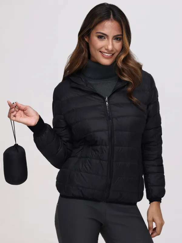 Lightweight Hooded Puffer Jacket sold by 89th & Madison