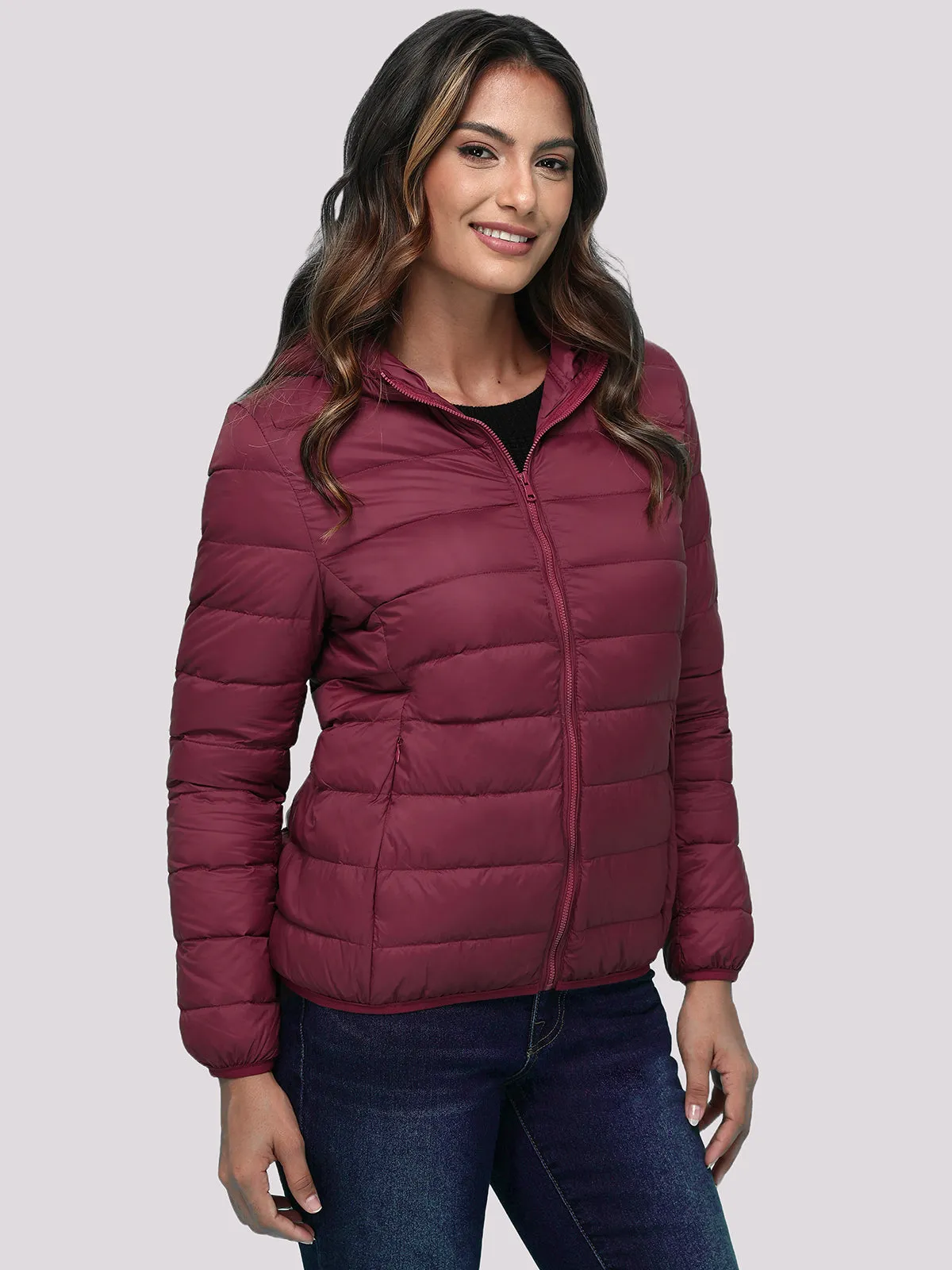 Lightweight Hooded Puffer Jacket sold by 89th & Madison product image thumbnail 4