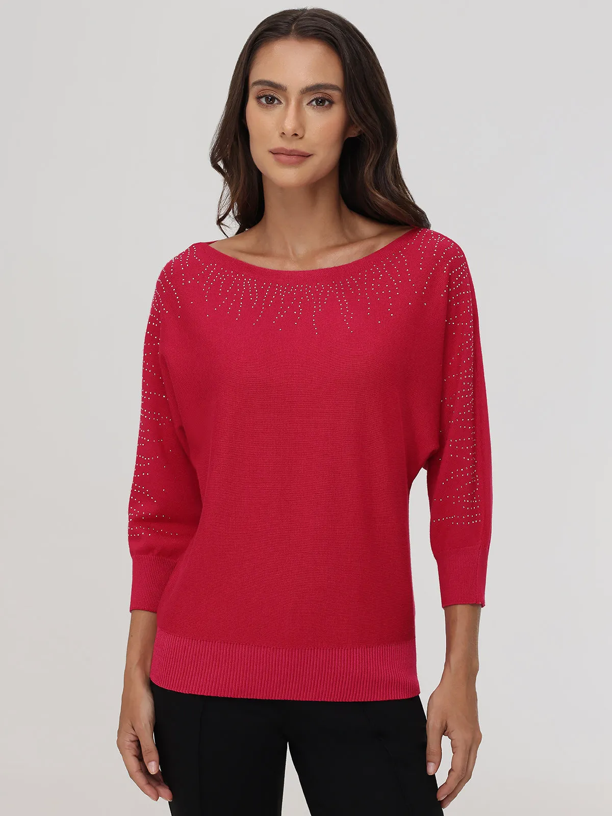 Embellished Dolman Pullover sold by 89th & Madison