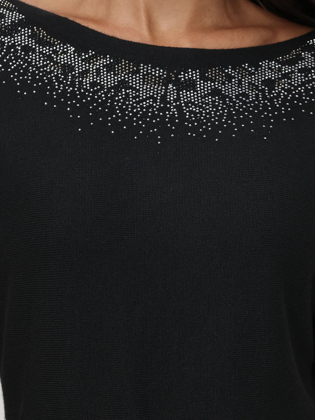 Snake Pattern Embellishment Pullover sold by 89th & Madison product image thumbnail 4