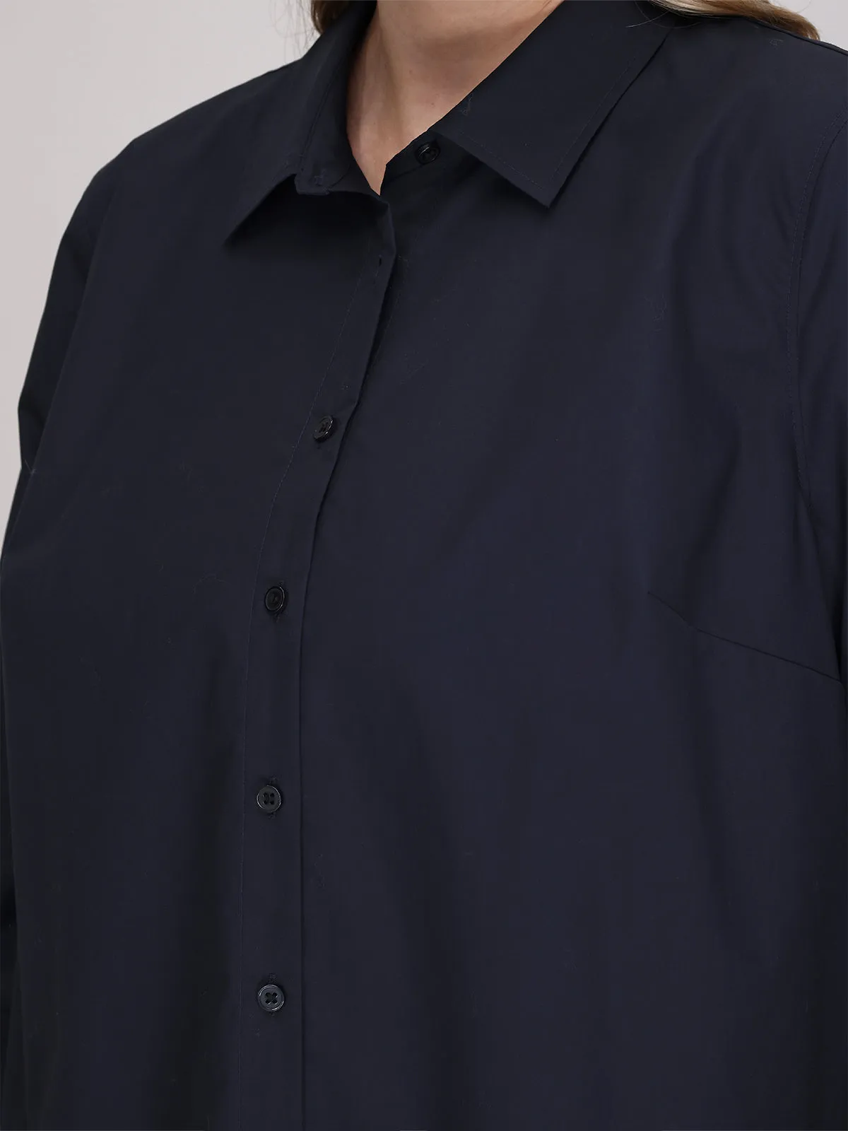 Plus Collared Button Up Shirt sold by 89th & Madison product image thumbnail 4