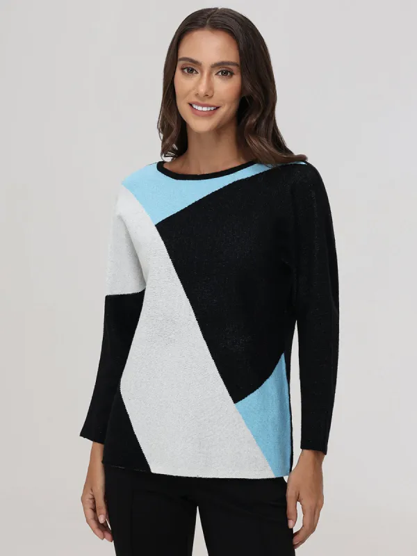 Colorblock Dolman Sleeve Sweater sold by 89th & Madison