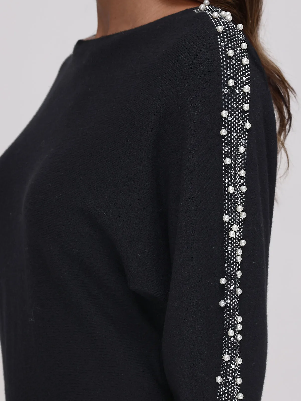 Embellished Sleeve Detail Pullover sold by 89th & Madison product image thumbnail 4