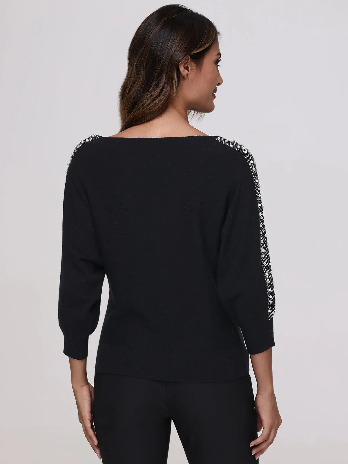 Embellished Sleeve Detail Pullover sold by 89th & Madison product image thumbnail 2