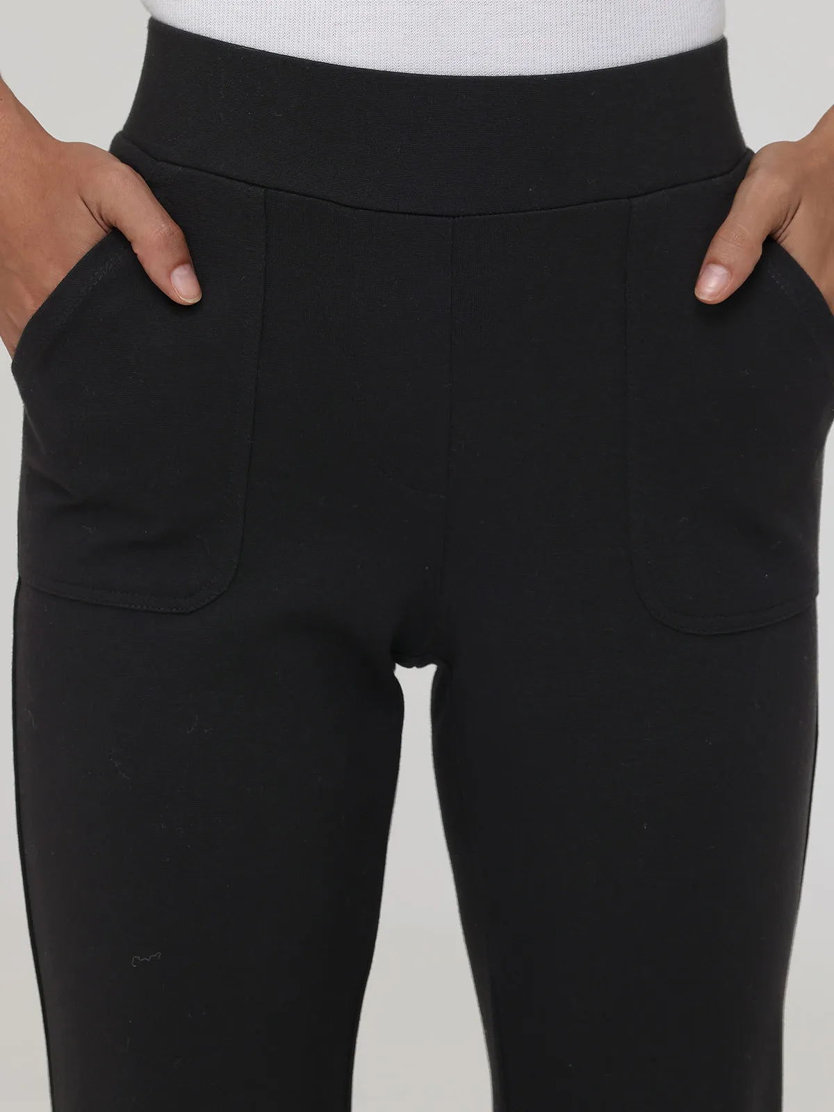Ponte Bootcut Little Black Pants sold by 89th & Madison product image thumbnail 5