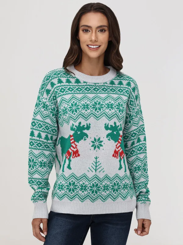 Holiday Fair Isle Crewneck Sweater sold by 89th & Madison