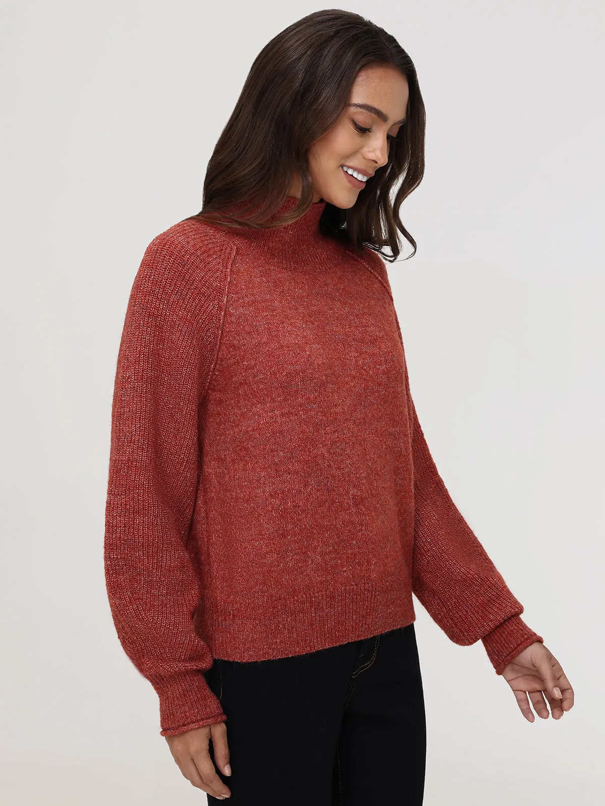 Funnel Neck Sweater sold by 89th & Madison product image thumbnail 3